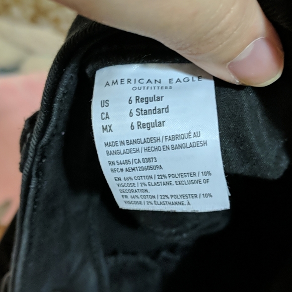 American Eagle Hi-rise Curvy Black Jegging - Picture 3 of 4